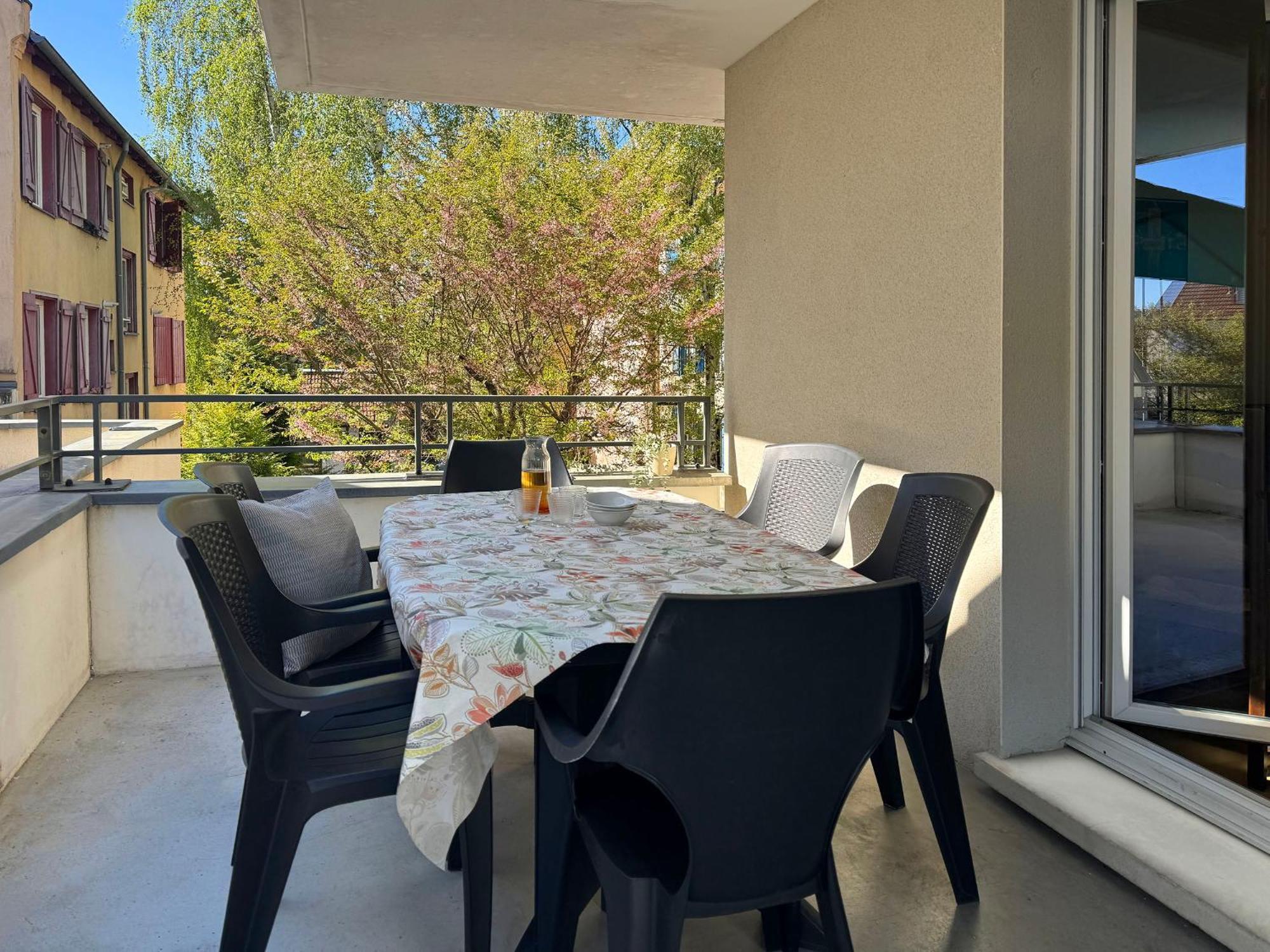 Joli 3P Avec Terrasse Et Garage Proche Centre Appartement Straatsburg Buitenkant foto