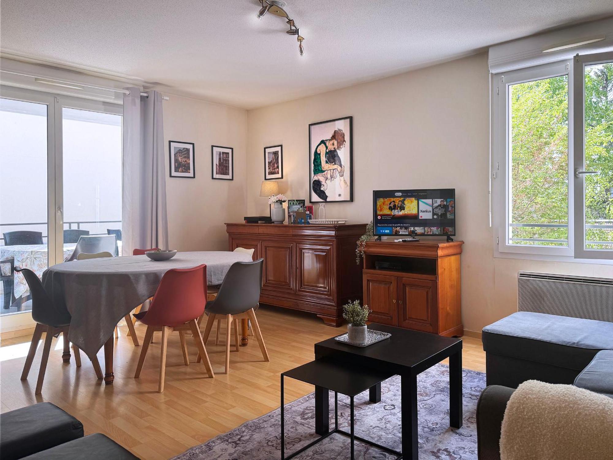 Joli 3P Avec Terrasse Et Garage Proche Centre Appartement Straatsburg Buitenkant foto